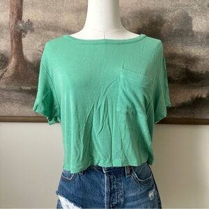 American Eagle Outfitters Light Green Short Sleeve Tee